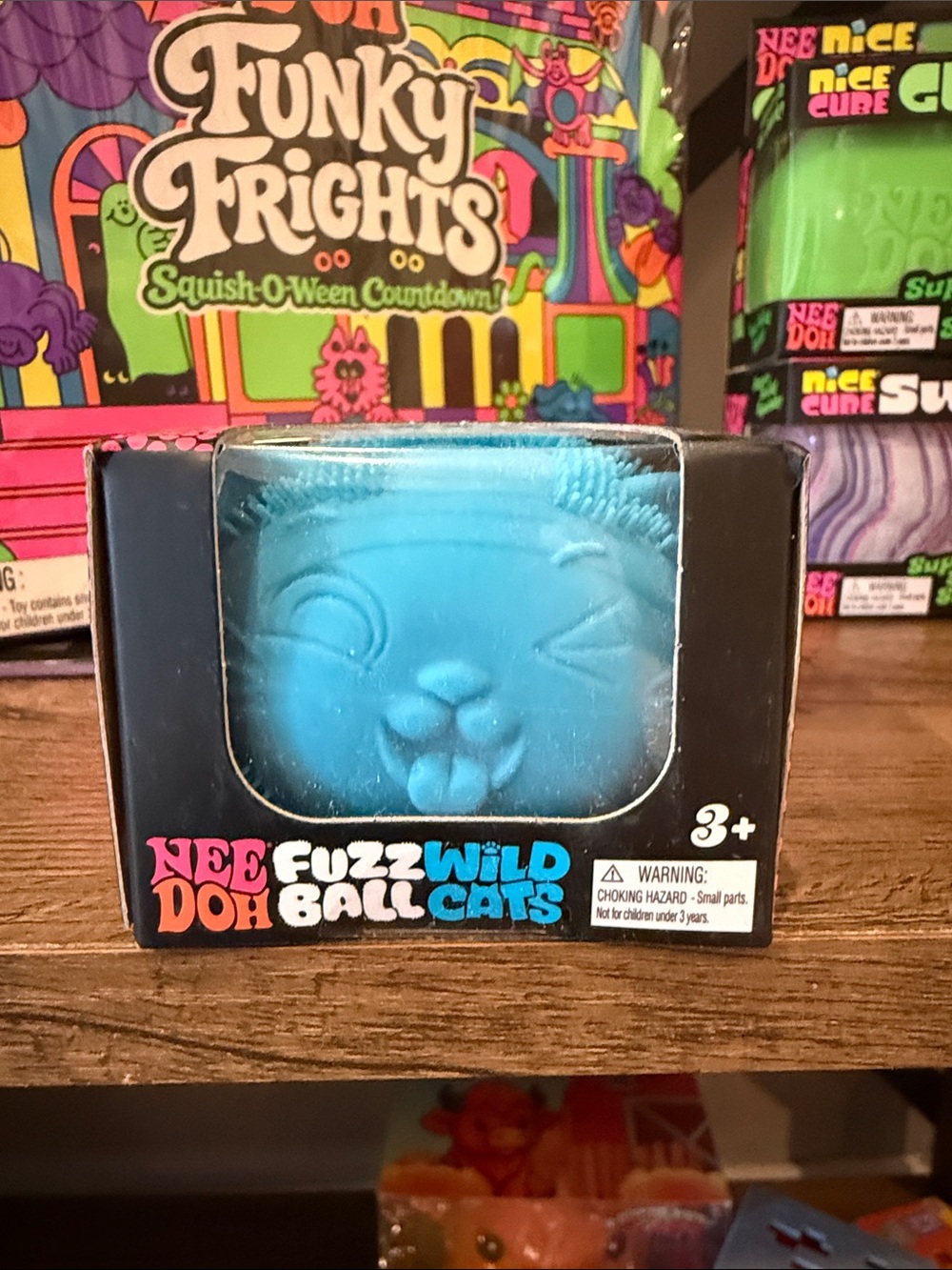 NeedohFuzzBall wildCats - Blue CHECKERED